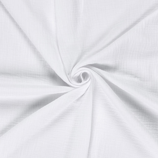 Double gaze très large tissu Blanc optique 