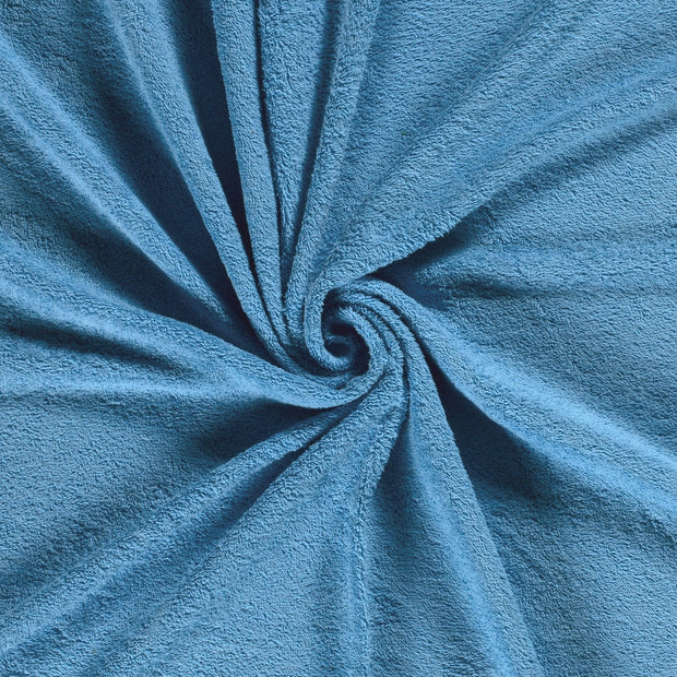 Terry Towelling fabric Aqua 