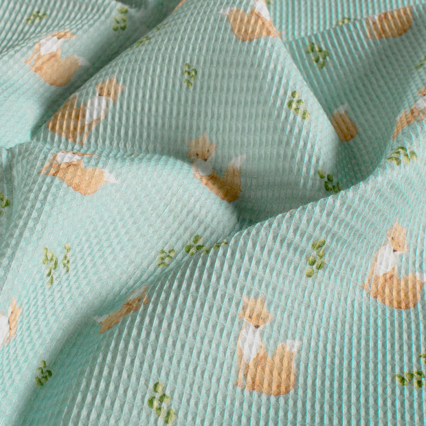 Waffelpiqué fabrik Mint