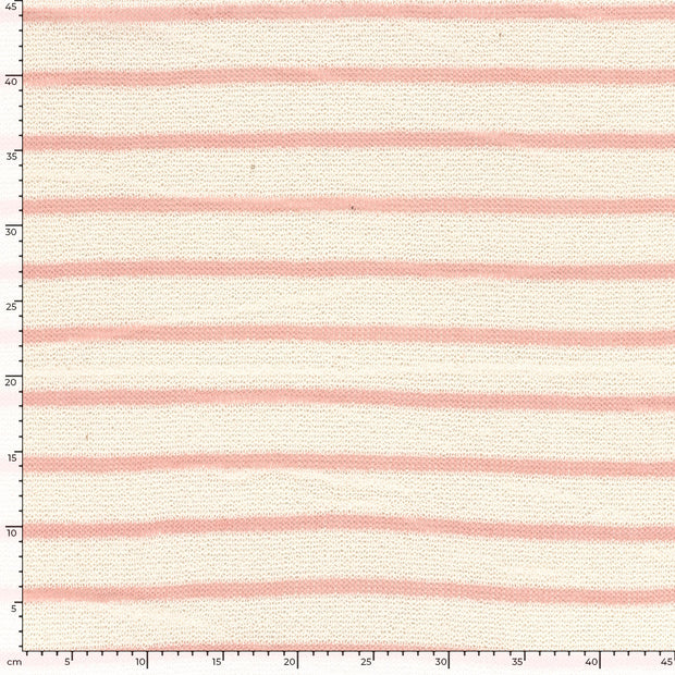 Jacquard fabric Stripes Pink