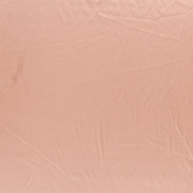 Satin tissu Rose clair scintillant 