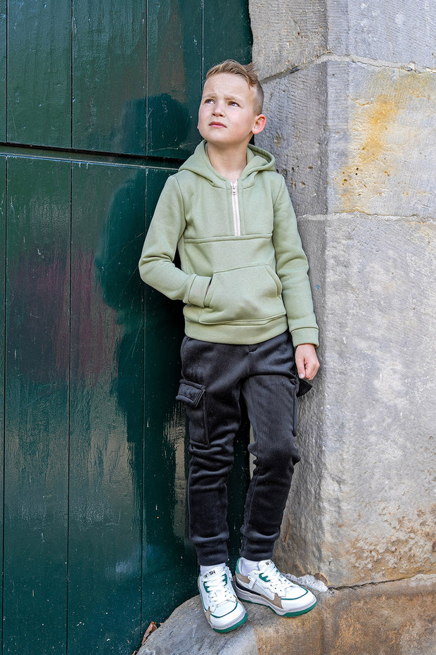 Jogging fabric Unicolour Olive Green