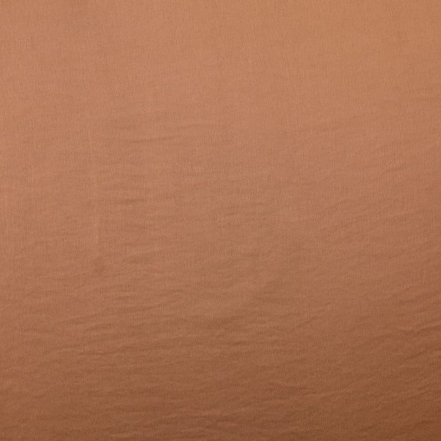 satin tissu Unicolore marron