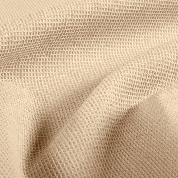 Waffelpiqué fabrik Uni Ivory