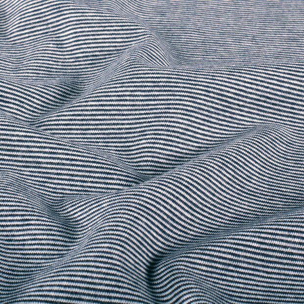 Cuff Material Yarn Dyed fabric Stripes Navy