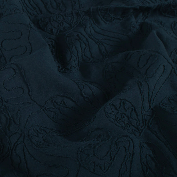 Cotton Poplin fabric Unicolour Navy
