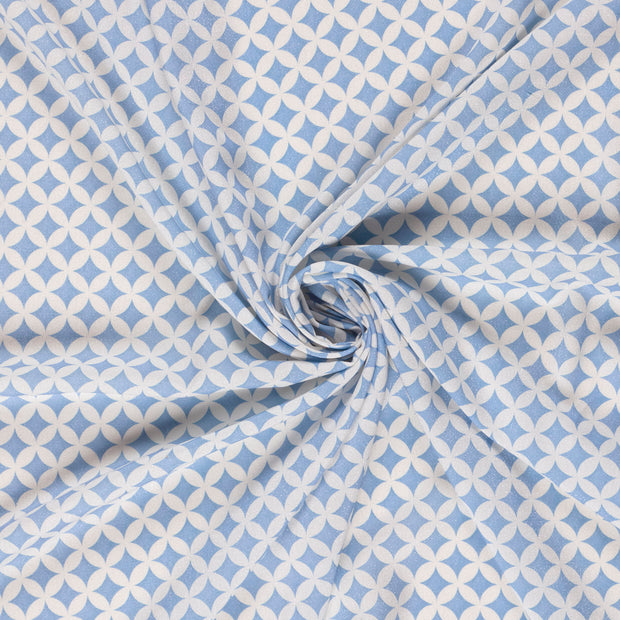  tissu Bleu bébé imprimé numérique 