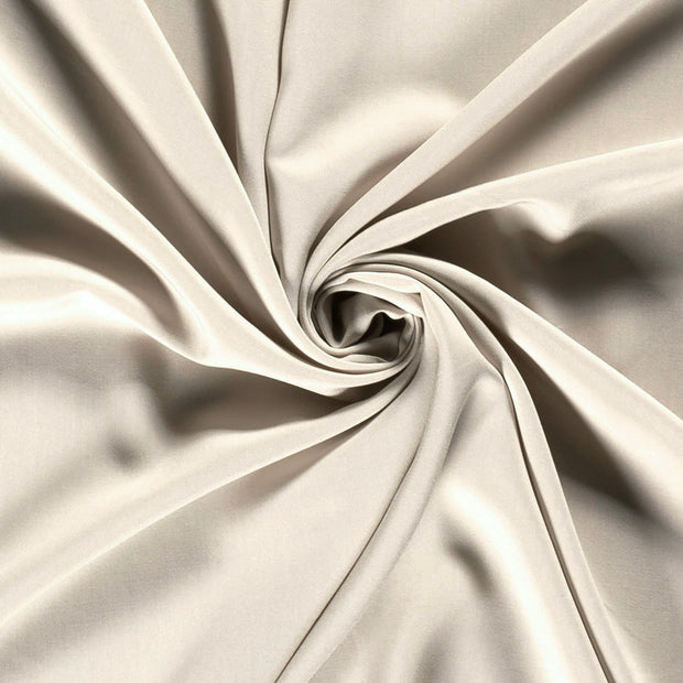 Bambus Poplin fabrik Uni Beige