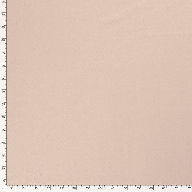 Pinpoint fabric Unicolour Salmon