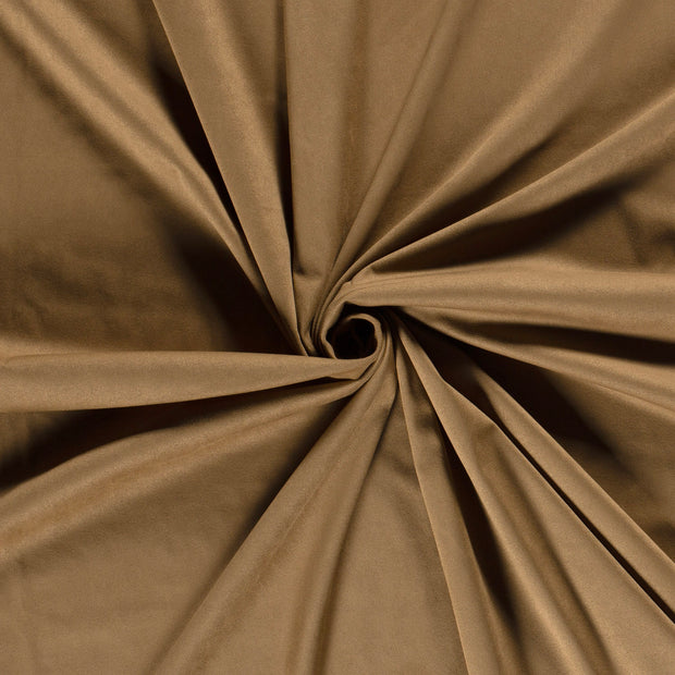 Cuir Suèdé tissu Camel 