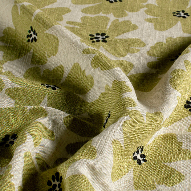  fabric Flowers Green