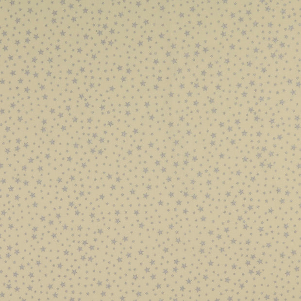  tissu étoiles Blanc cassé