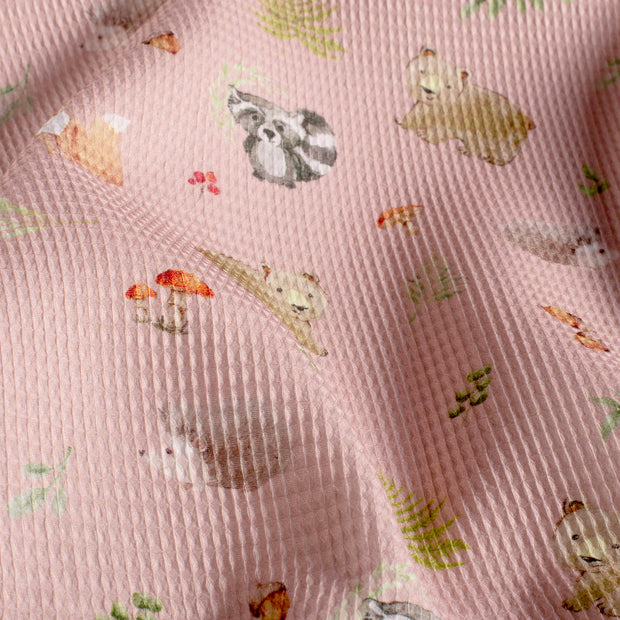 Kimono tissu Vieux rose