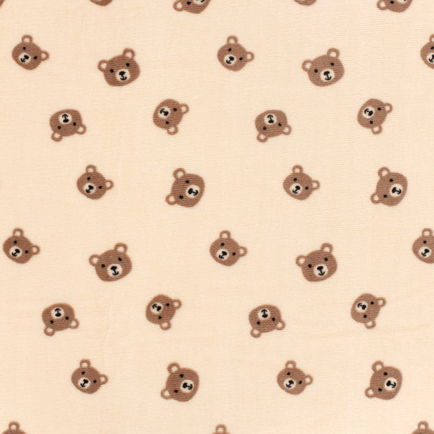 Coral Fleece fabric Beige soft 