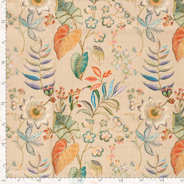 Panama fabric Flowers 