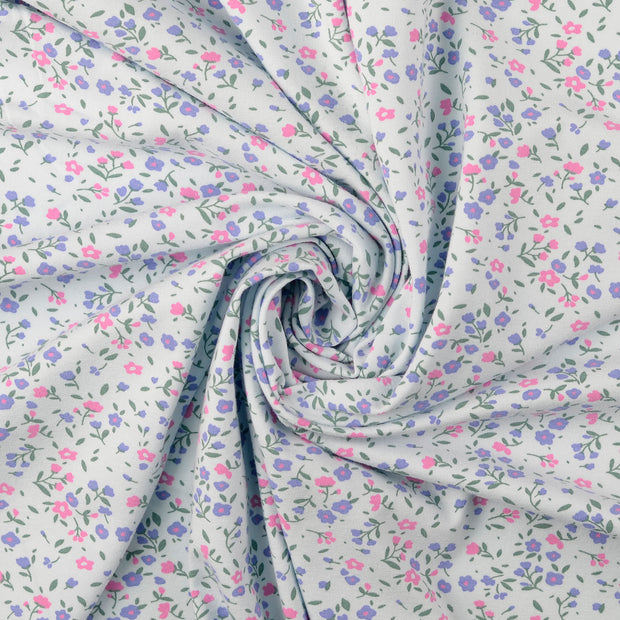 Rib Jersey fabric Baby Blue 