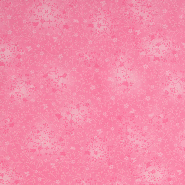  tissu Batique Rose clair
