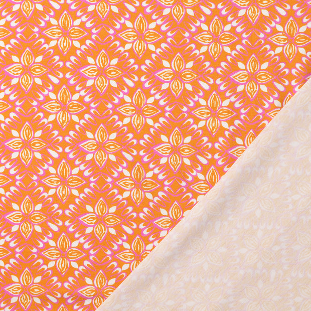 Cotton Jersey fabric Oker digital printed 