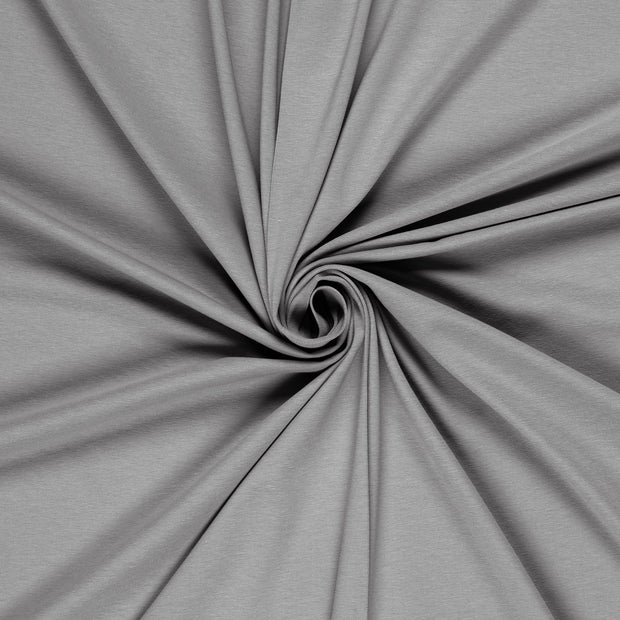 Cotton Jersey GOTS organic fabric Grey 