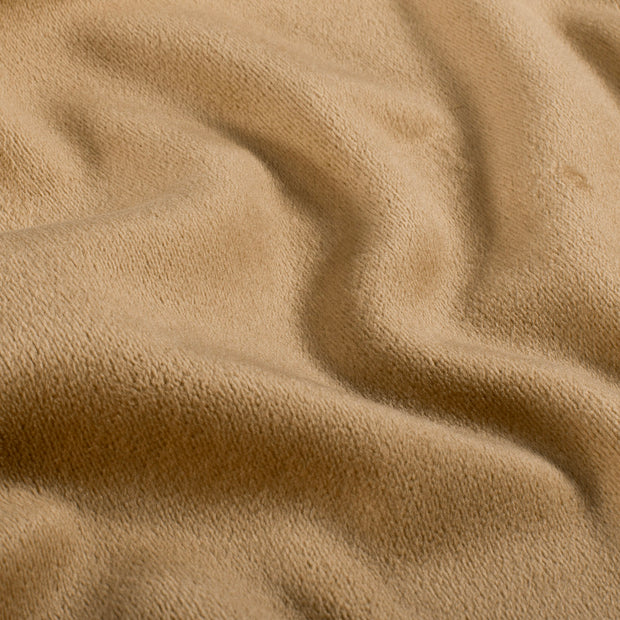 Velours tissu Unicolore Camel