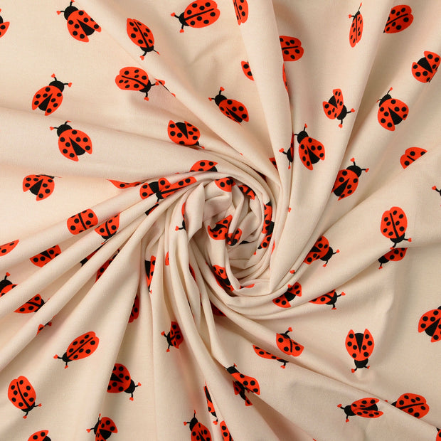 Cotton Jersey fabric Off White 