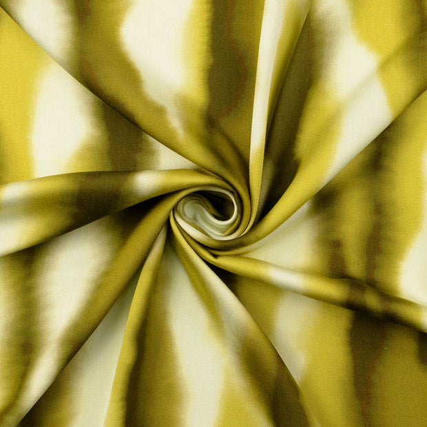 Viscose Satin tissu Vert Olive 