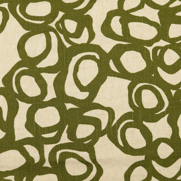  tissu cercles Vert Olive