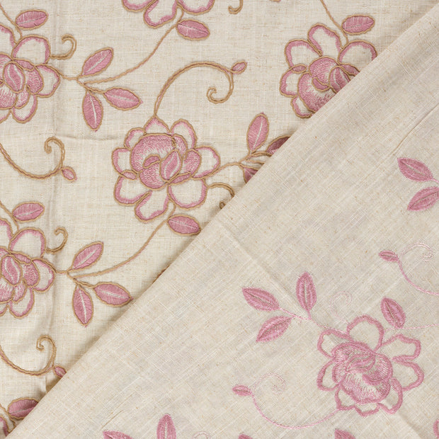  fabric Flowers embroidered 
