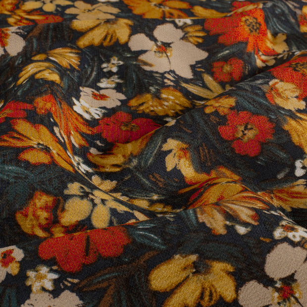 Viscose Nylon Ottoman fabrik Blumen Ziegel