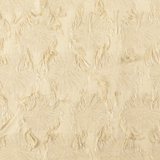 Popeline de Coton tissu fleurs Nude