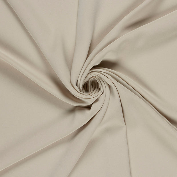 Crêpe tissu Beige peint 