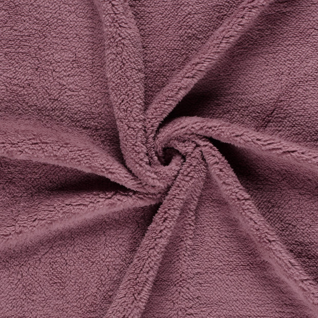 Sherpa Fleece tissu Mauve 