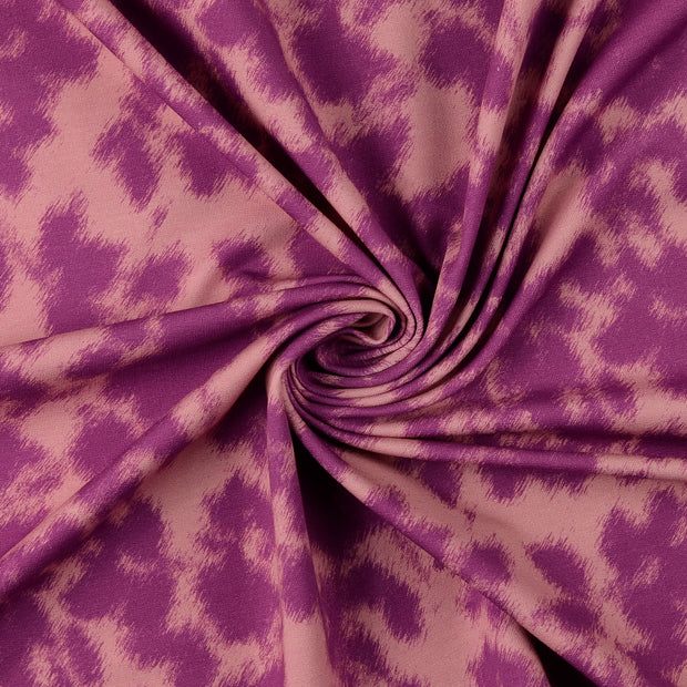 French Terry tissu vieux rose 