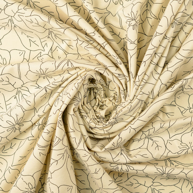 Jersey fabric Beige 
