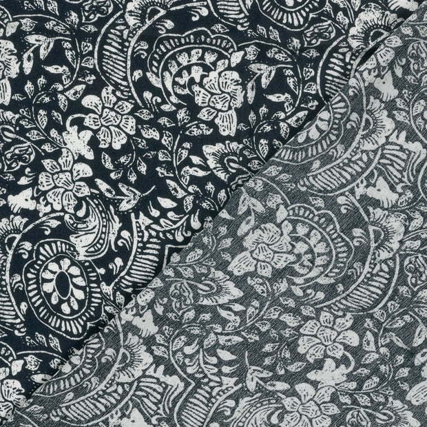 Borken Crepe fabric Abstract printed 