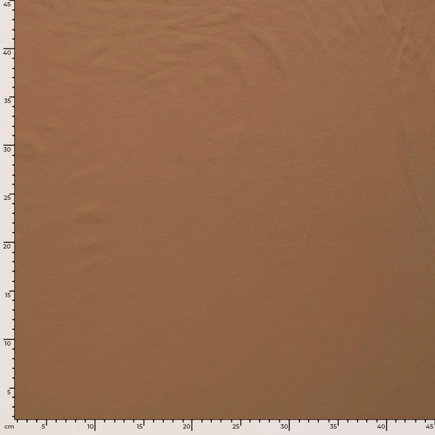 Jersey tissu Unicolore Camel