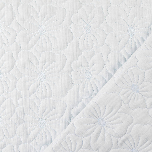  fabric Sky Blue embroidered 