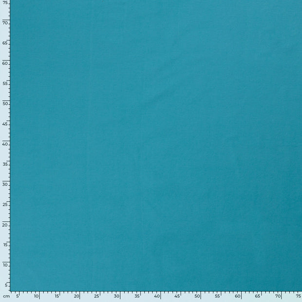 Jersey tissu Unicolore Turquoise