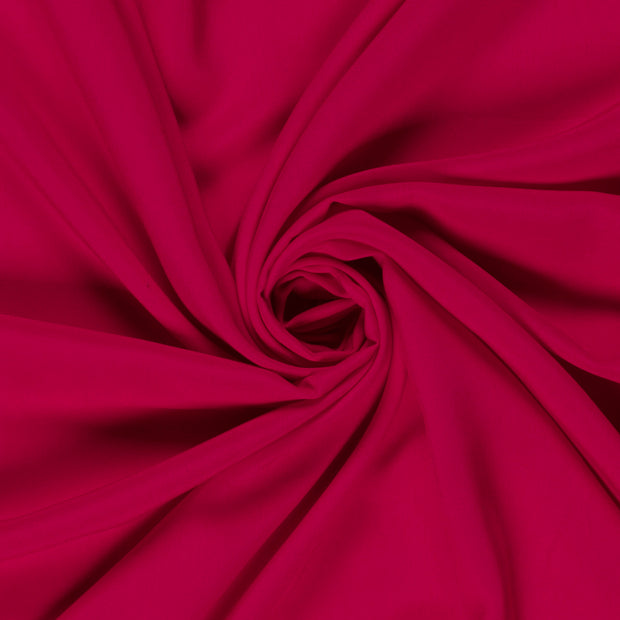 Bambou Poplin tissu Unicolore Fuchsia