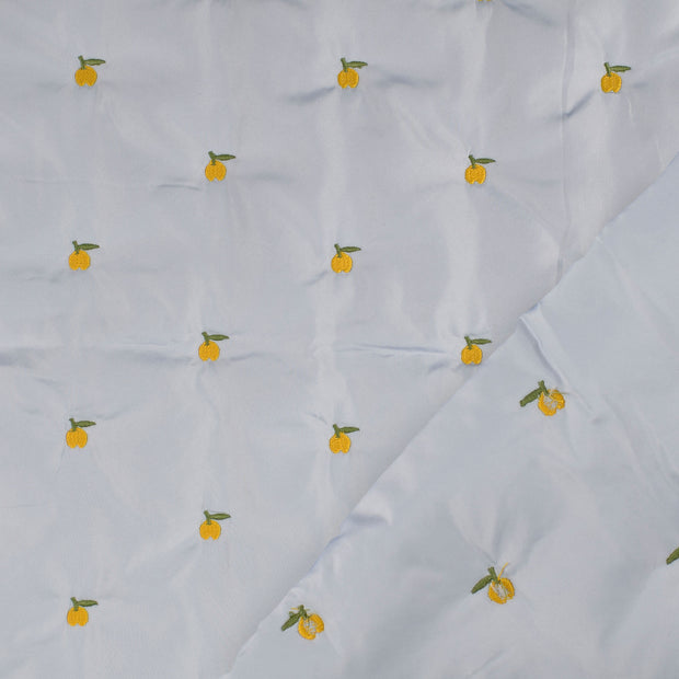 Woven Polyester tissu Bleu clair matelassée 