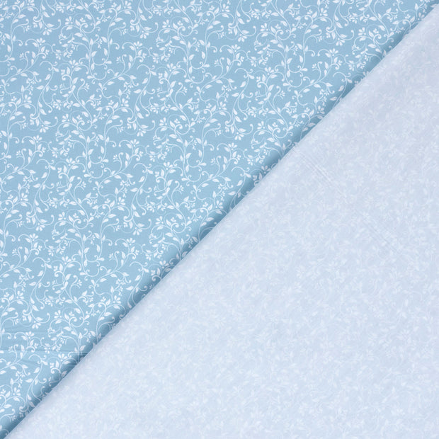 Popeline de Coton tissu fleurs imprimé numérique 