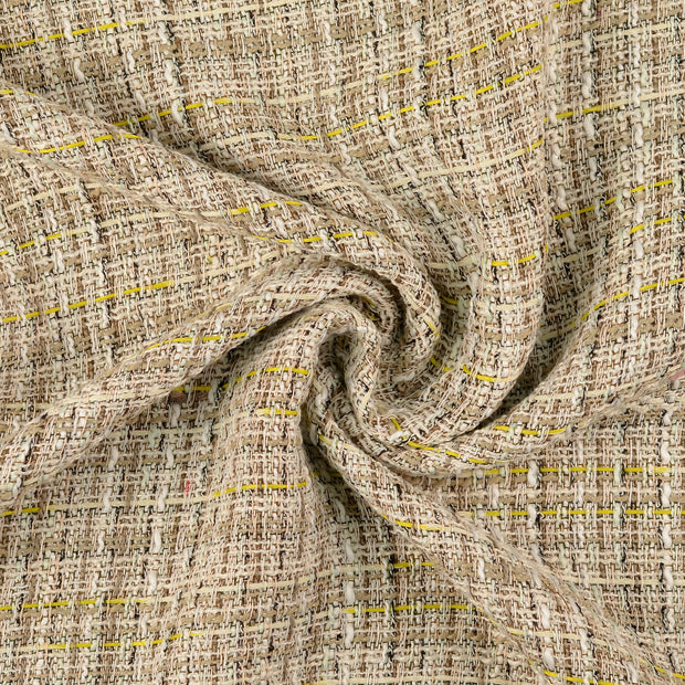 Bouclé tissu multicolore 