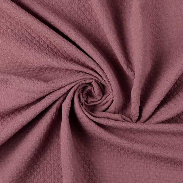 Popeline de Coton tissu Vieux rose 