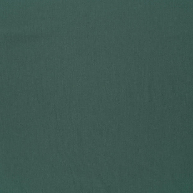 Coton Popeline GOTS tissu Vert foncé mat 