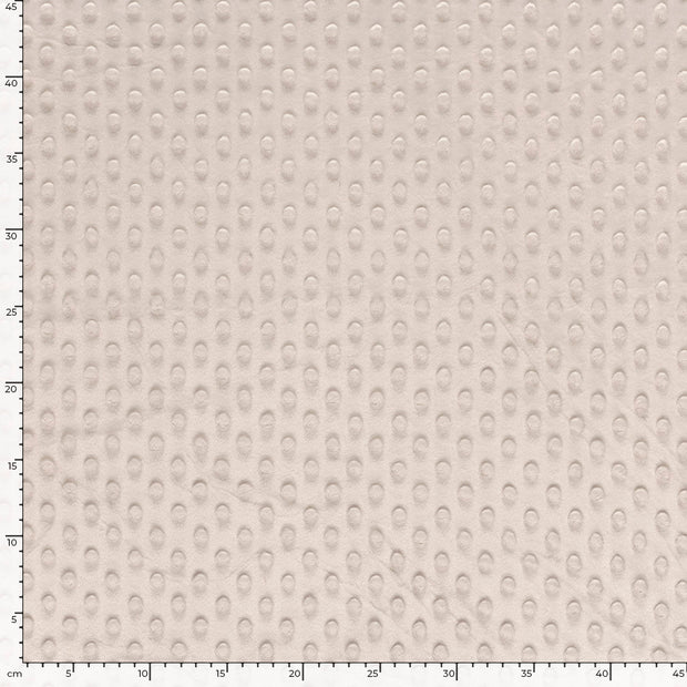 Minky fabrik Uni Beige