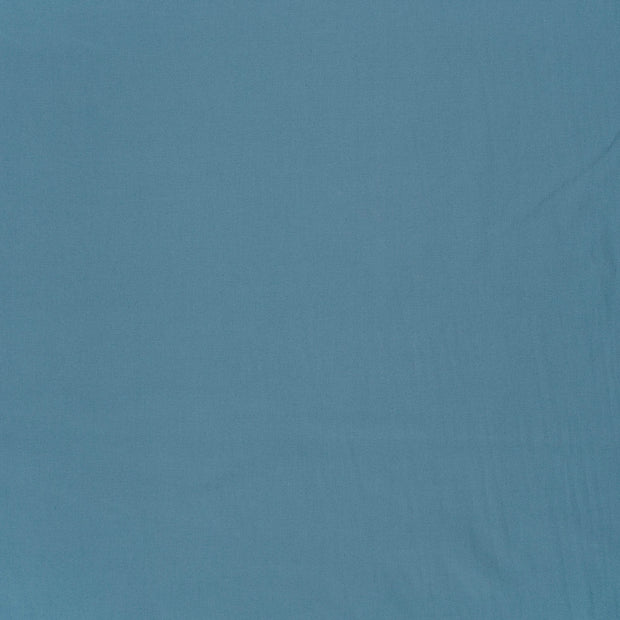 Cotton Poplin GOTS organic fabric Indigo matte 