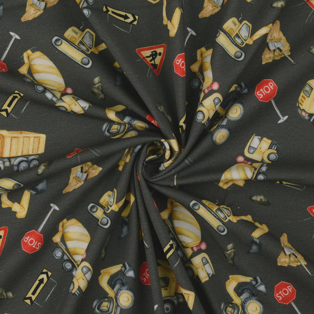 Cotton Jersey fabric Grey 