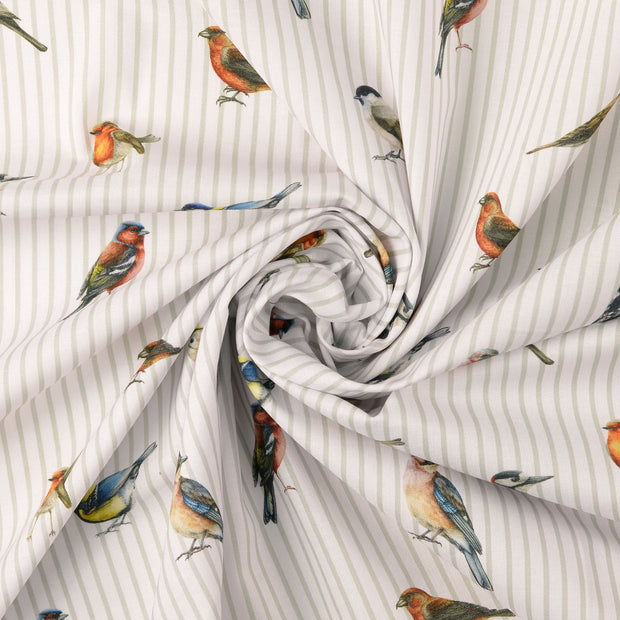 Cretonne fabric Grey 