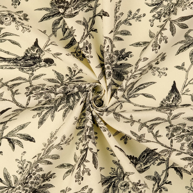 Cotton Poplin fabric Black 