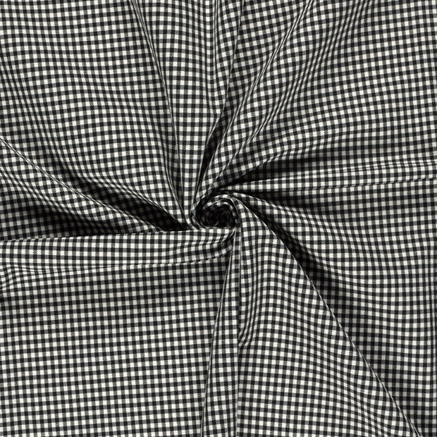 Bengaline fabric Black printed 